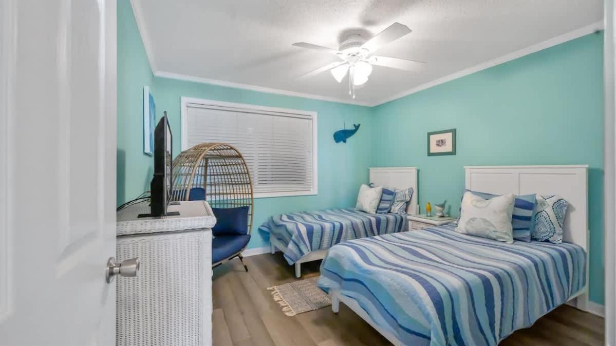 *2Br Oceanfront Retreat*King Ensuite*Pool*Nmb Cherry Grove*Pc4 شاطئ ميرتل المظهر الخارجي الصورة