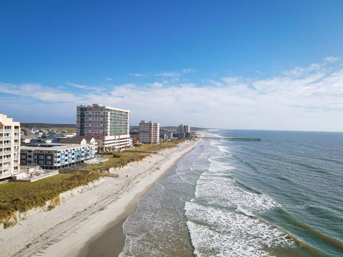*2Br Oceanfront Retreat*King Ensuite*Pool*Nmb Cherry Grove*Pc4 شاطئ ميرتل المظهر الخارجي الصورة